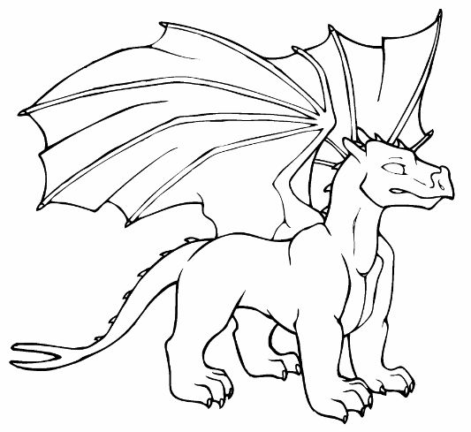 new drawing easy dragon fire