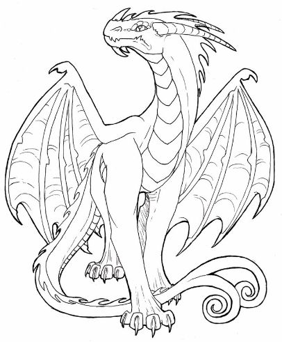 new drawing easy dragon fire