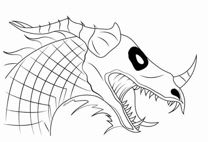 new drawing easy dragon fire