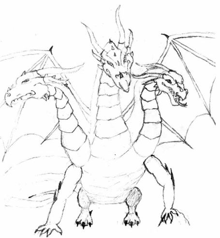 new drawing easy dragon fire