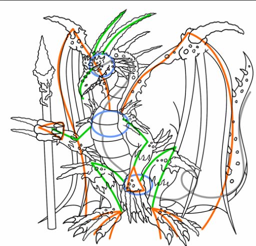 new drawing easy dragon fire