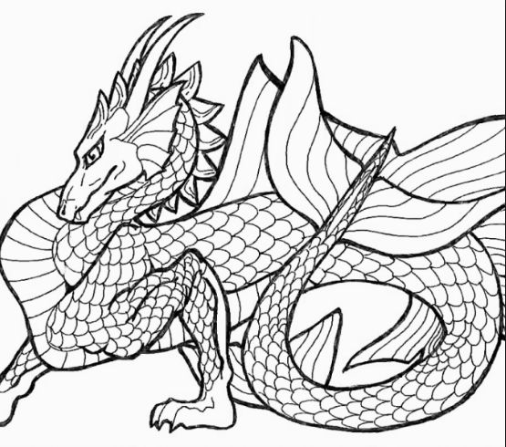 new drawing easy dragon fire