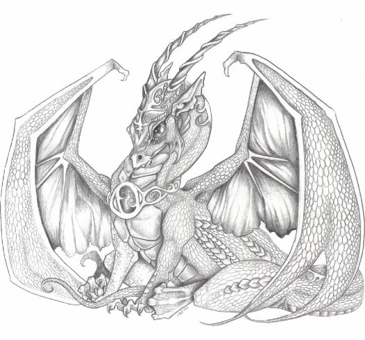 new drawing easy dragon fire