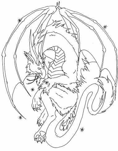 new drawing easy dragon fire