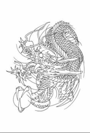 new drawing easy dragon fire
