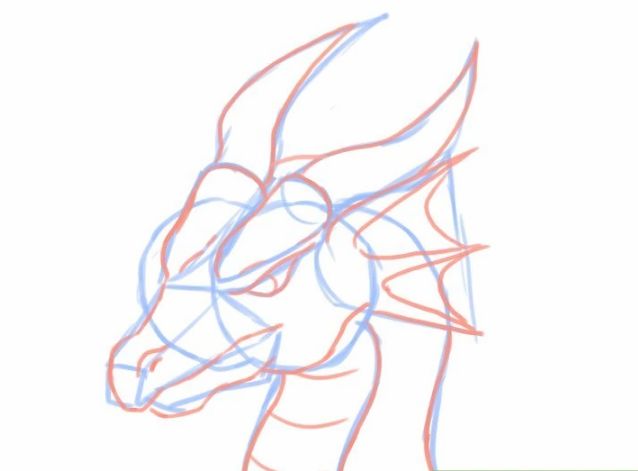 new drawing easy dragon fire