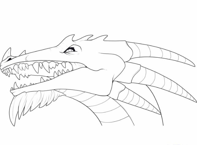 new drawing easy dragon fire