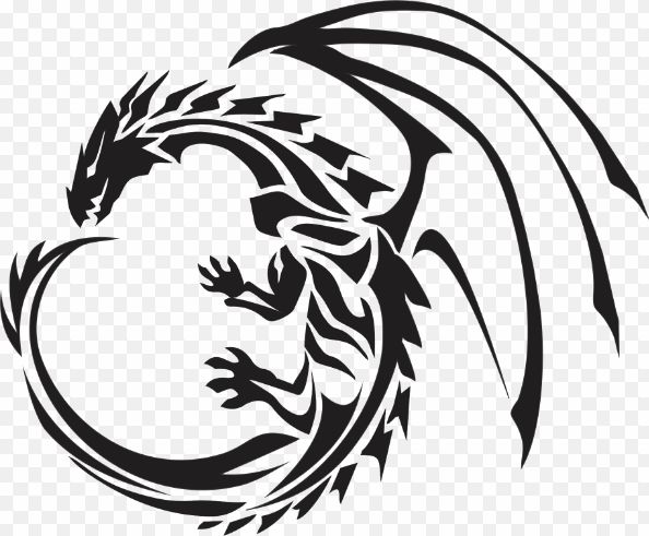 new drawing easy dragon fire