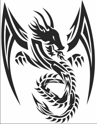 new drawing easy dragon fire