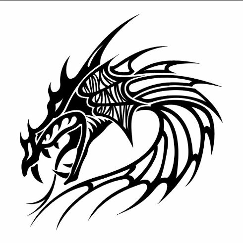 new drawing easy dragon fire