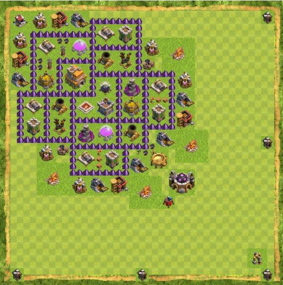 Best Top Design  Base COC TH 7