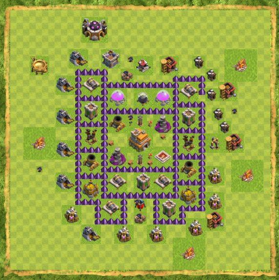 Best Top Design  Base COC TH 7