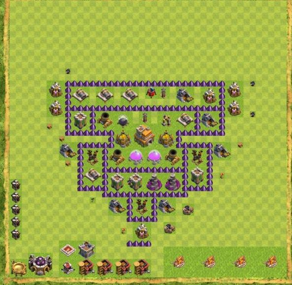 Best Top Design  Base COC TH 7