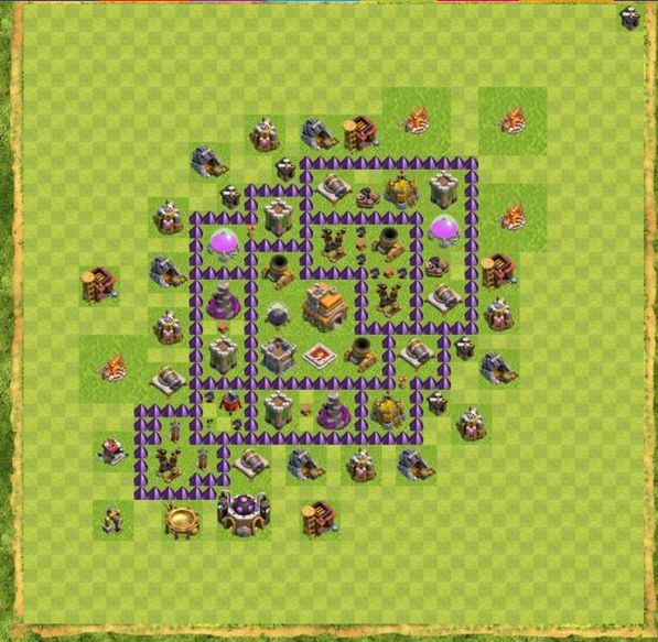 Best Top Design  Base COC TH 7