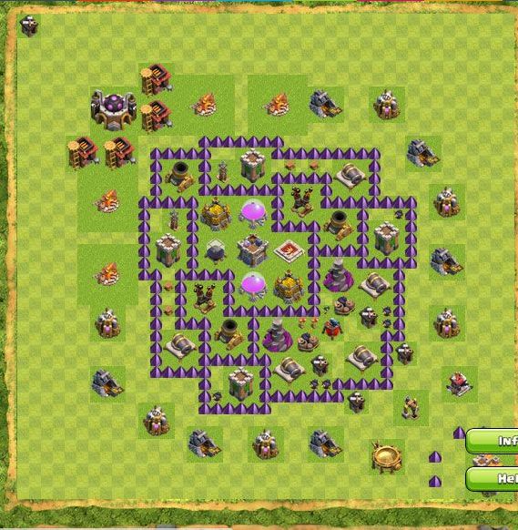 Best Top Design  Base COC TH 7