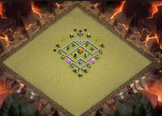 Best Top Design  Base COC TH 4