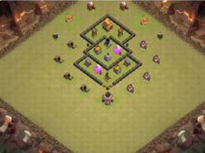 Best Top Design  Base COC TH 4