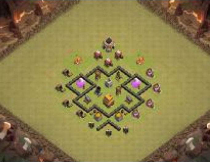 Best Top Design  Base COC TH 4