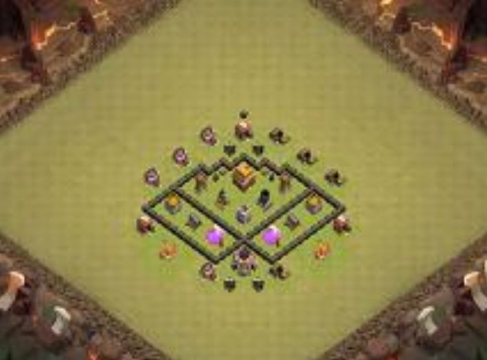 Best Top Design  Base COC TH 4