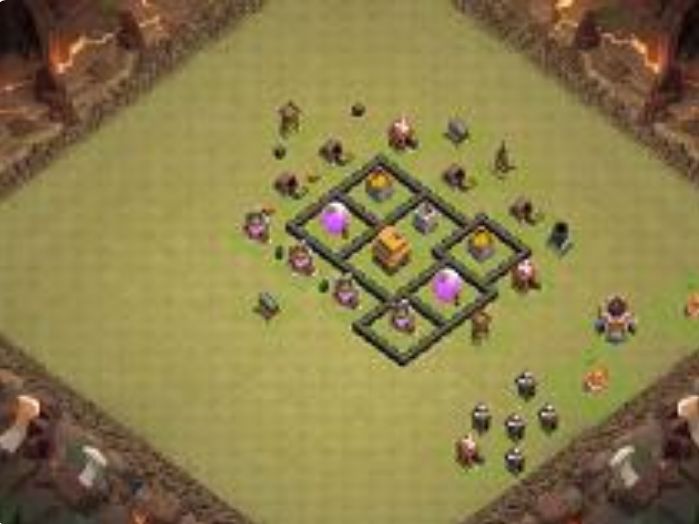 Best Top Design  Base COC TH 4