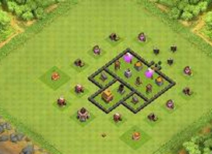 Best Top Design  Base COC TH 4