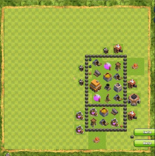 Best Top Design  Base COC TH 4