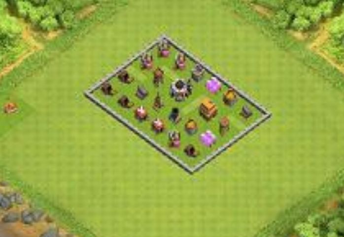Best Top Design  Base COC TH 4