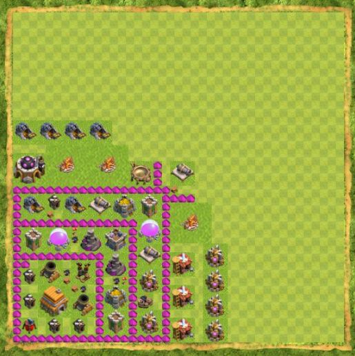 Best Top Design  Base COC TH 6