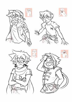 drawing easy ginka and friends