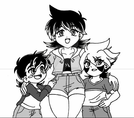 drawing easy ginka and friends