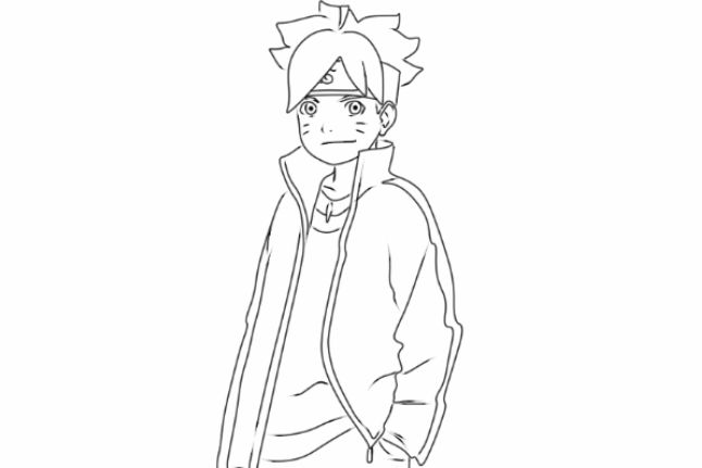 drawing easy uzumaki and friends