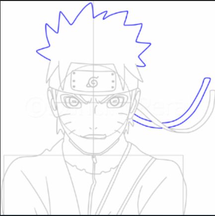 drawing easy uzumaki and friends