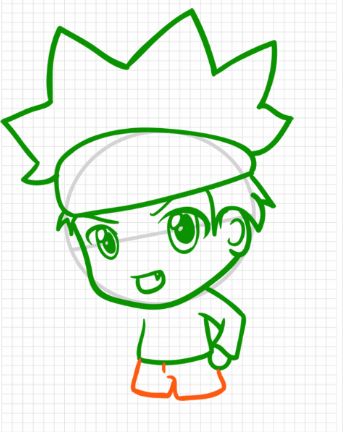 drawing easy uzumaki and friends