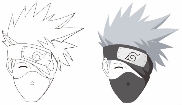 drawing easy uzumaki and friends