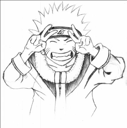 drawing easy uzumaki and friends