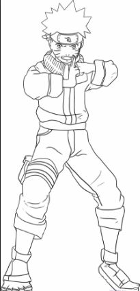 drawing easy uzumaki and friends