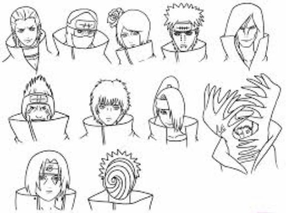 drawing easy uzumaki and friends