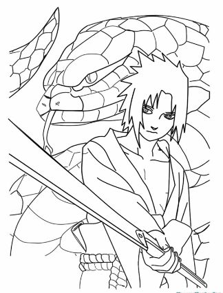 drawing easy uzumaki and friends