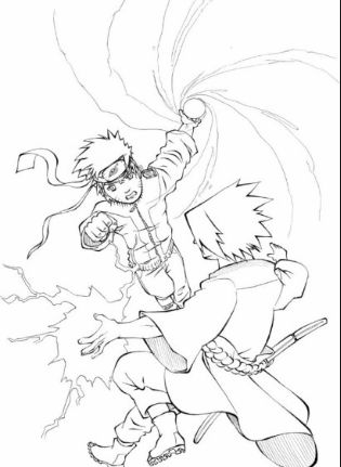 drawing easy uzumaki and friends