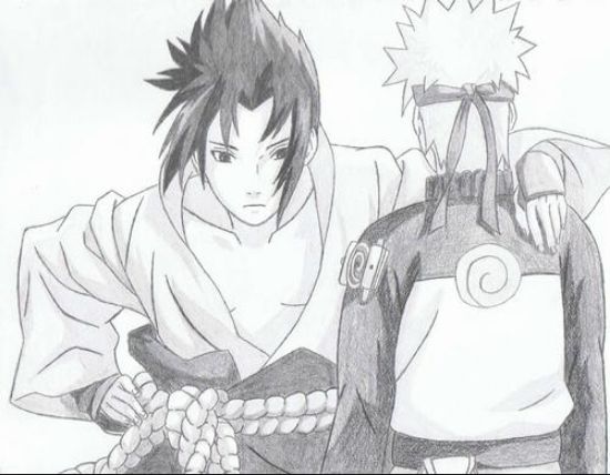 drawing easy uzumaki and friends