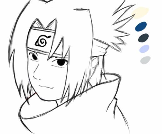 drawing easy uzumaki and friends