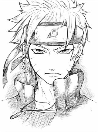 drawing easy uzumaki and friends