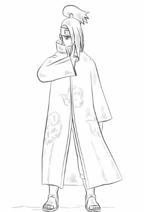 drawing easy uzumaki and friends