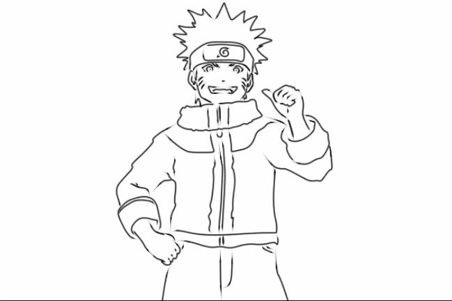 drawing easy uzumaki and friends
