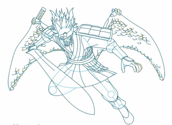 drawing easy uzumaki and friends