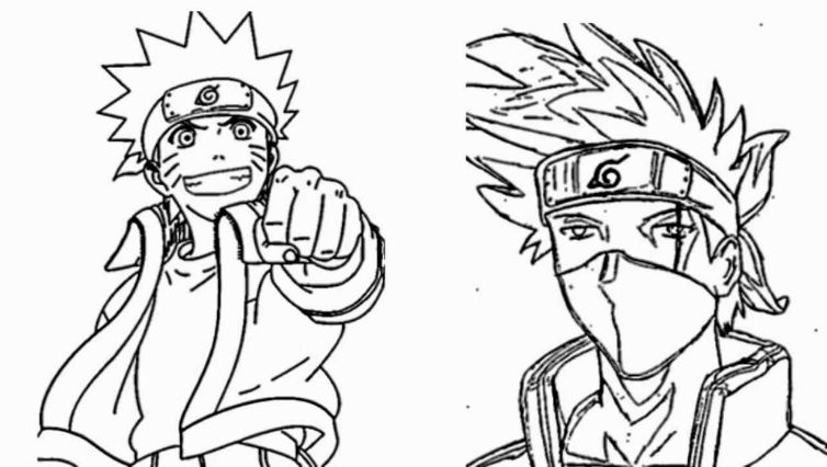 drawing easy uzumaki and friends