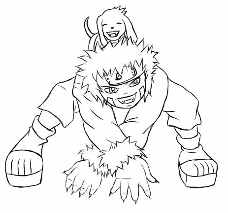 drawing easy uzumaki and friends