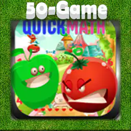 Quick Math-Fruits Bubble Crush