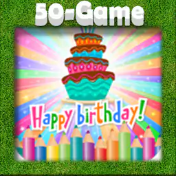 Happy Birthday Coloring Book