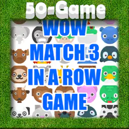 WOW MATCH 3 IN A ROW GAME